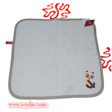 Serviette de toilette naturelle en coton biologique en panda